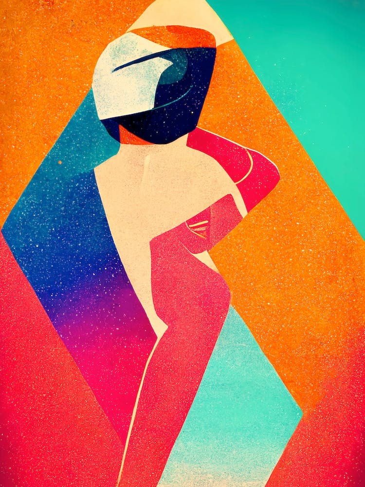 Retro Daft Punk Poster