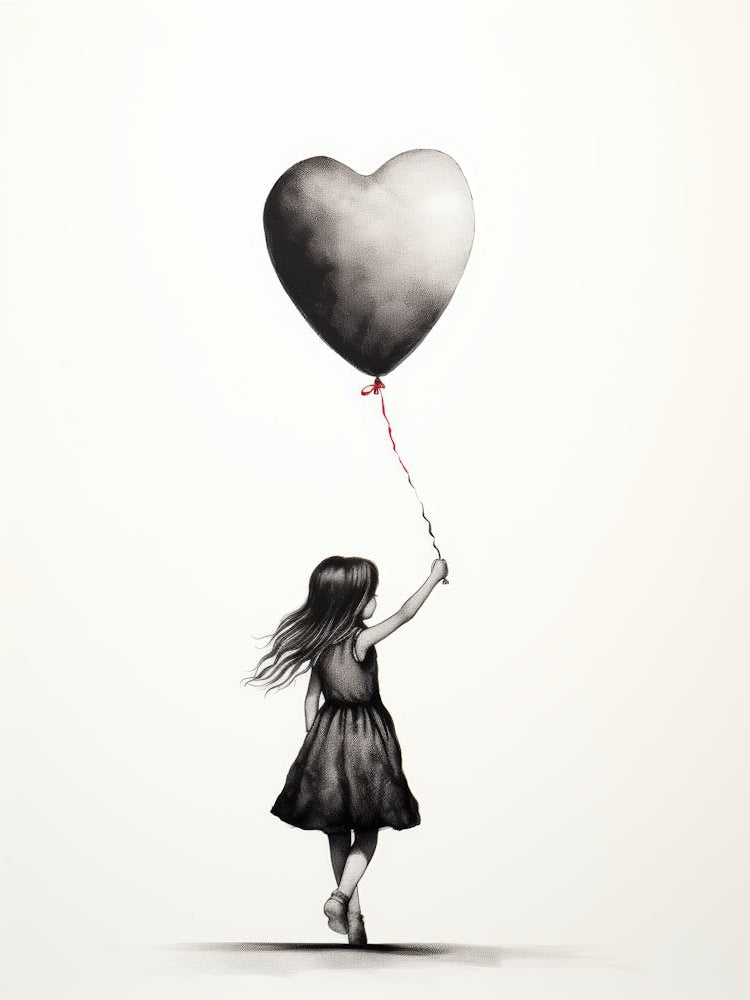 Little Girl With Balloon