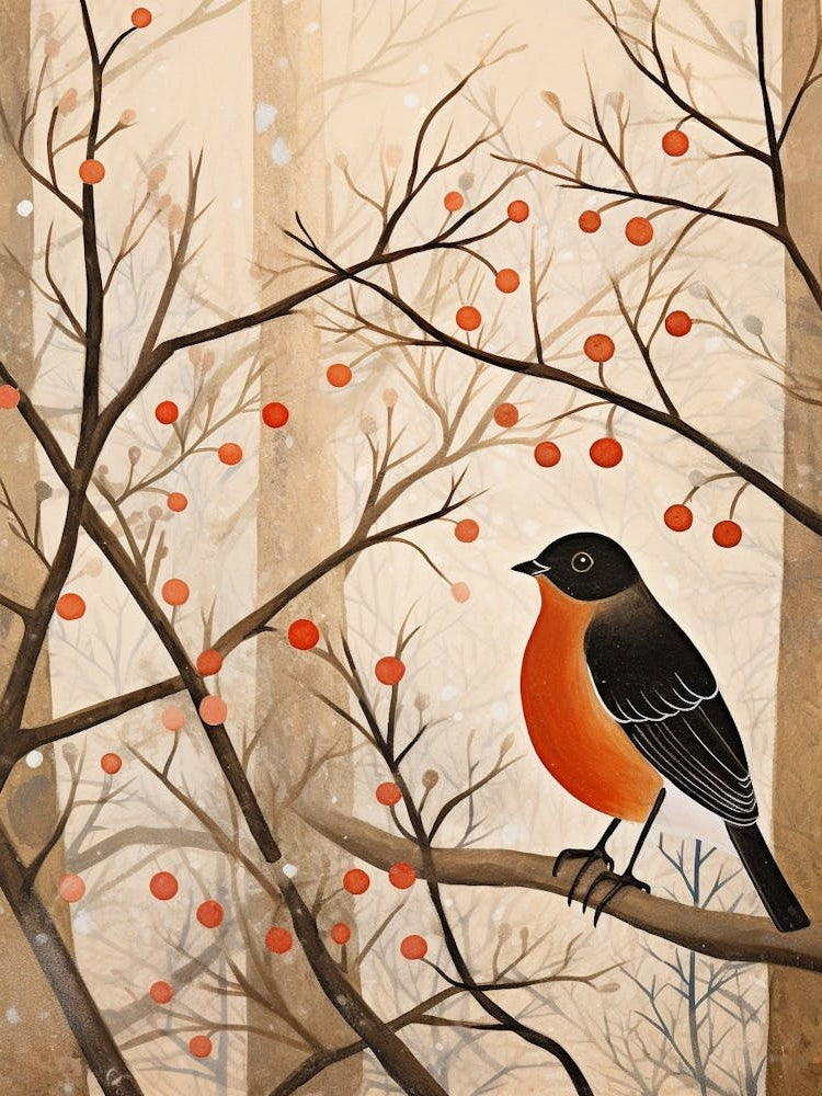 Bird Illustration Blackbird 3