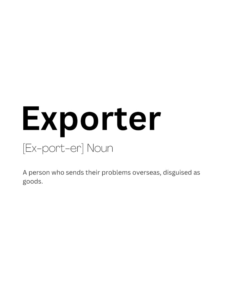 Exporter Definition Meaning 1