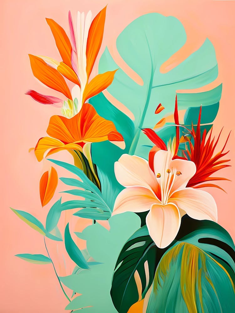 Tropical Flowers 8