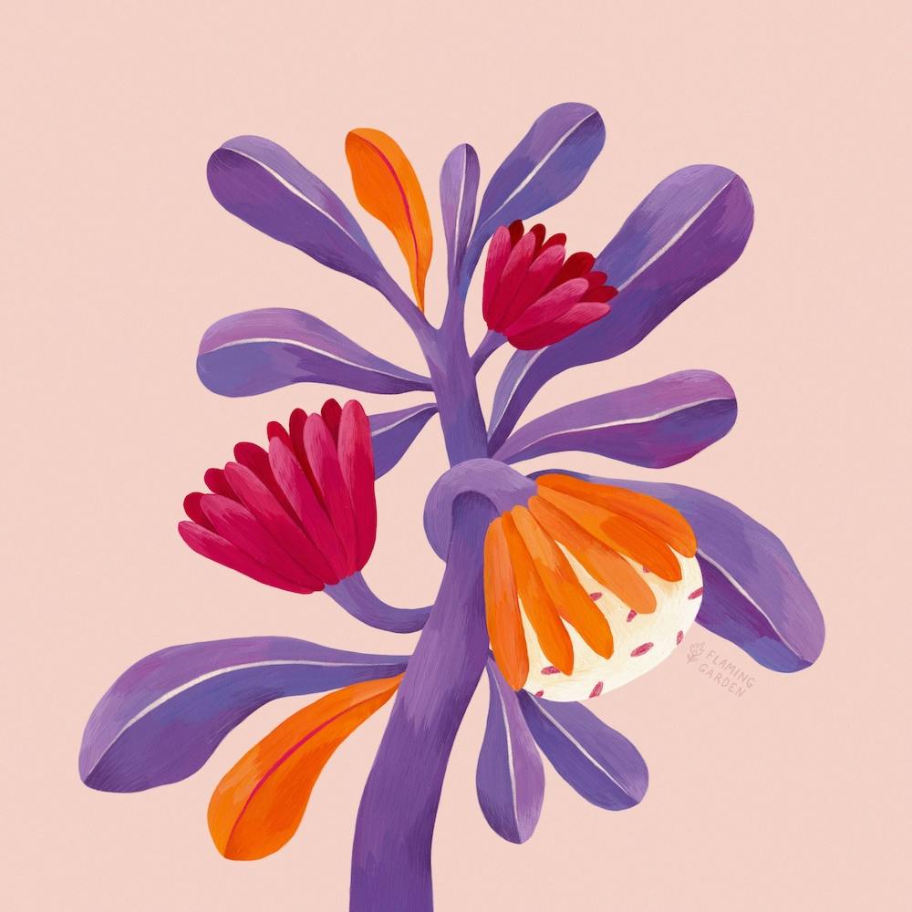 Fantasy Plant Square