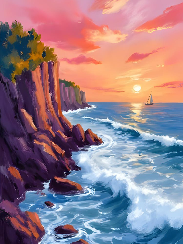 Sunset On The Cliffs