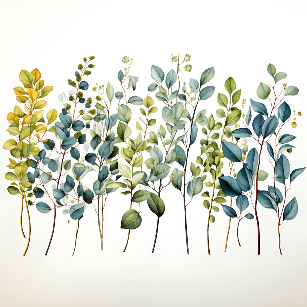 Eucalyptus Grace Exquisite Leaf Art