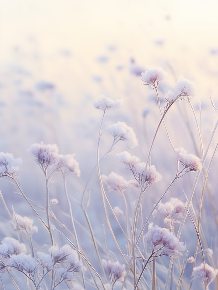 Frosty Botanical Statice