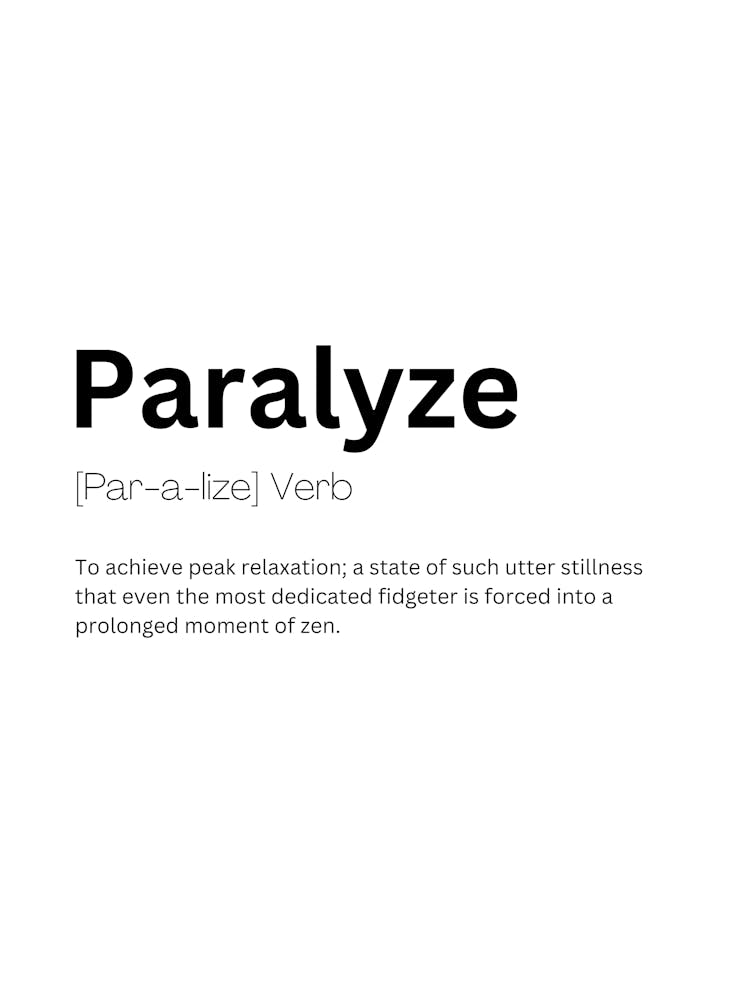 Paralyze Definition Meaning