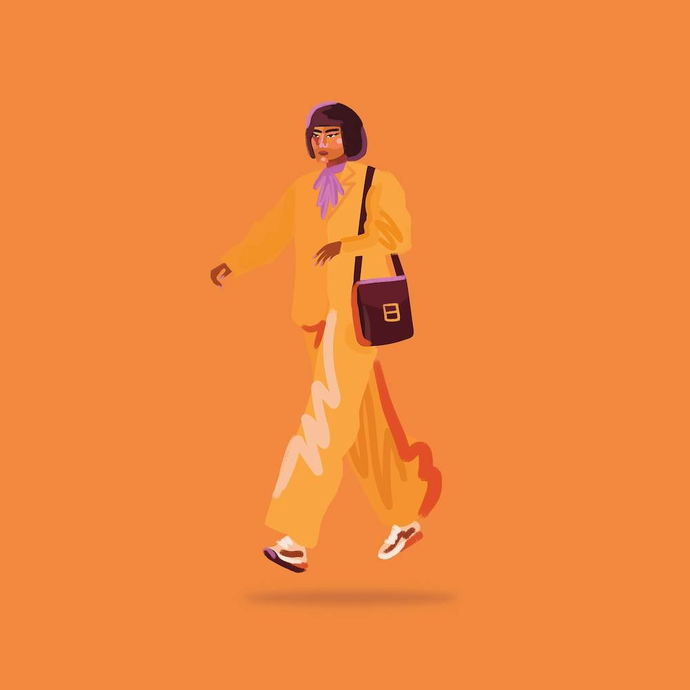 Yellow Suit Square