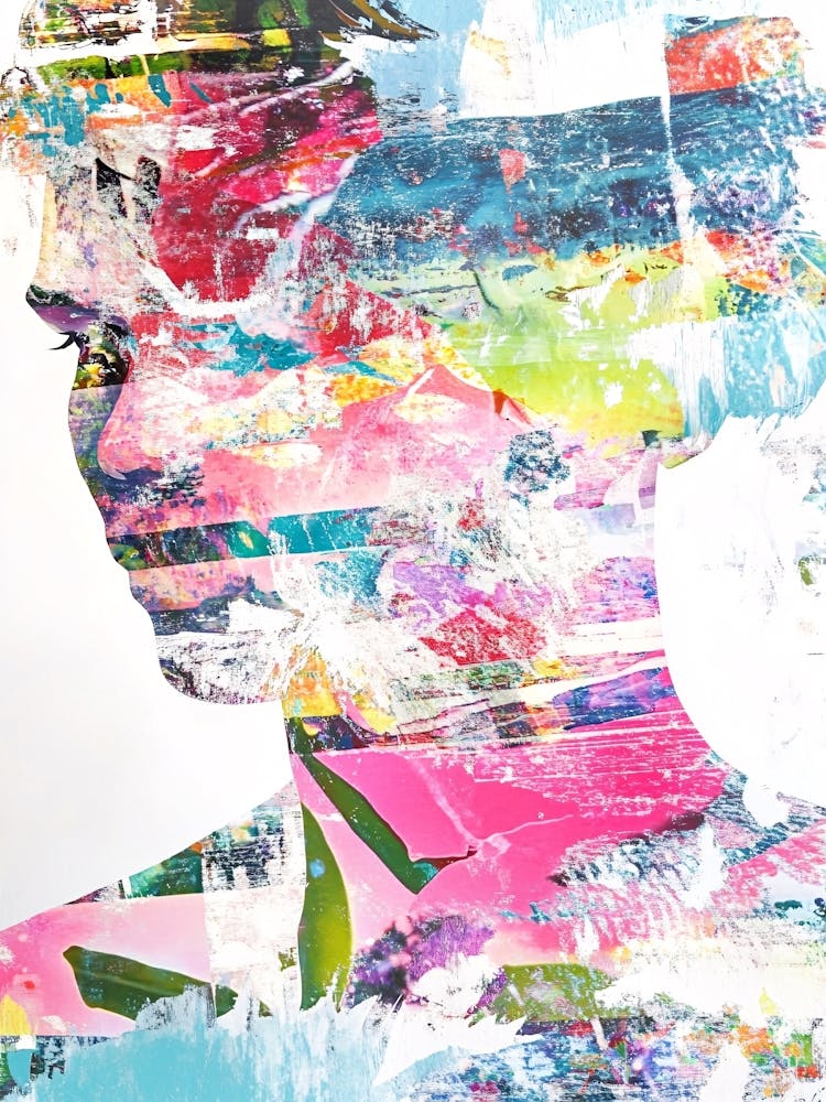 Portrait Of A Woman Collage