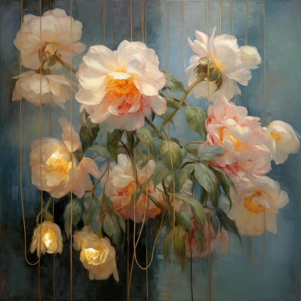 Peonies Aglow 03