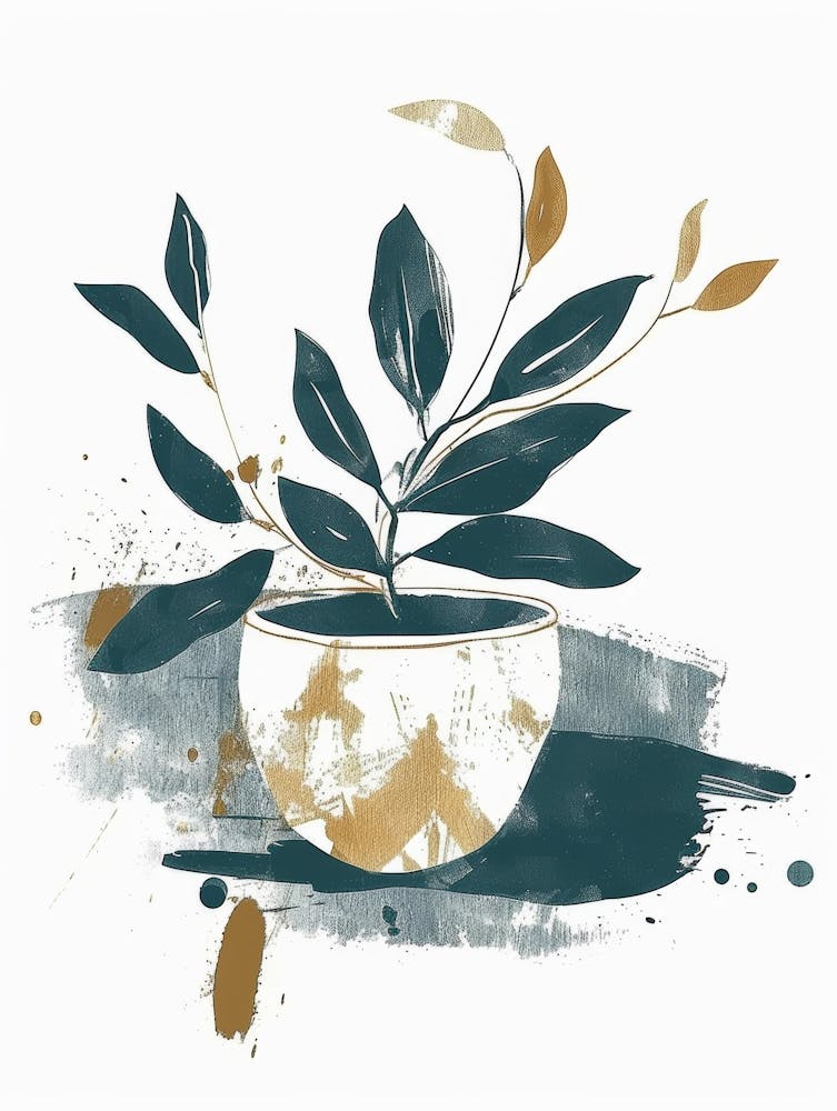 Potted Plant Canvas Print