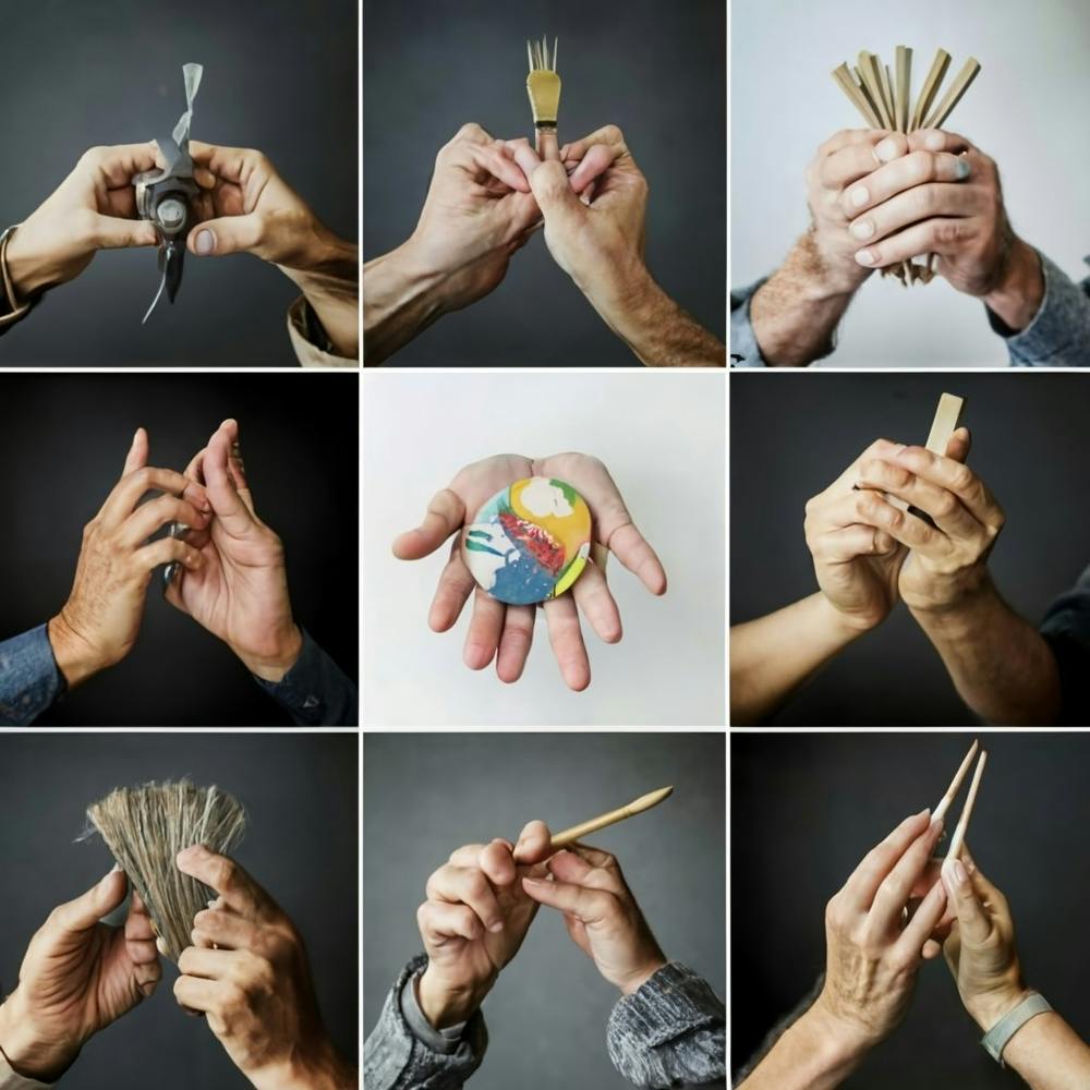 A set of striking and well-composed images showcasing various hands-on and craft-based activities, symbolizing creativity, innovation, and the hands that bring ideas to life. These versatile images can be applied across industries to convey a sense of uniqueness and personal touch.