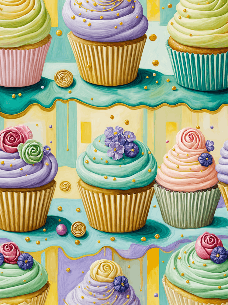 Whimsical Cupcakes no1