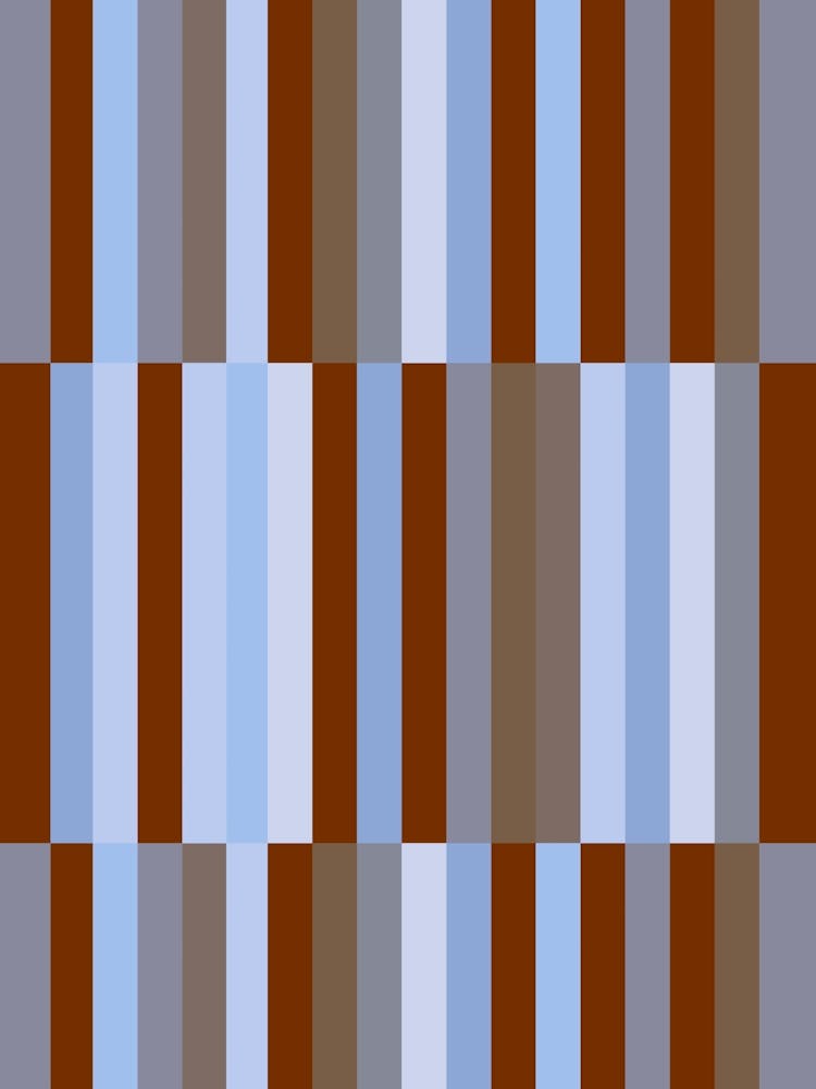 Blue And Brown Stripes Abstract