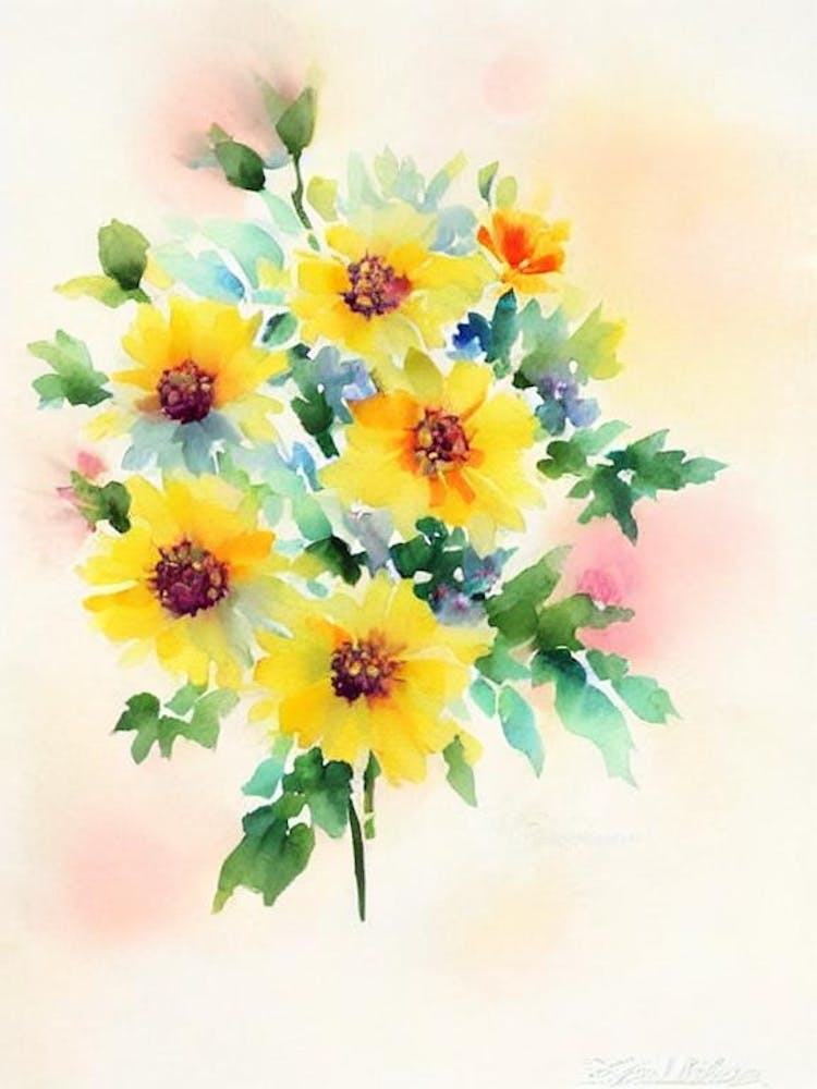 Aster Vintage Flowers Flower