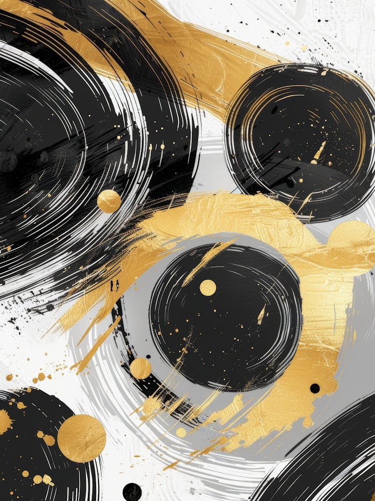 Abstract Circles Canvas Print 18