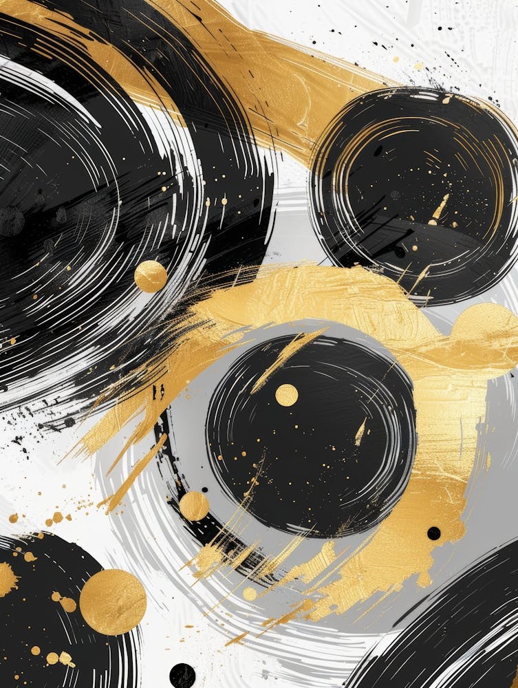 Abstract Circles Canvas Print 18