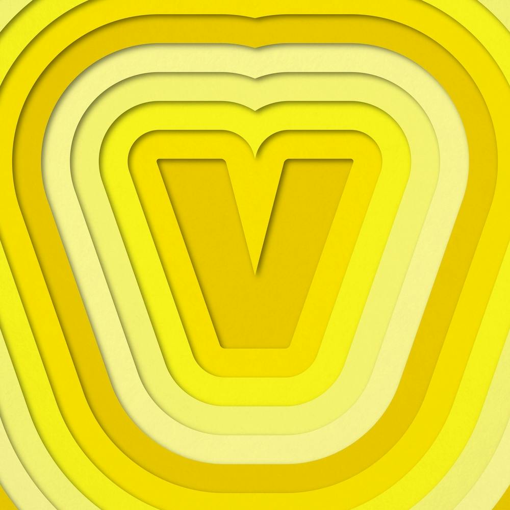 V Paper Alphabet 