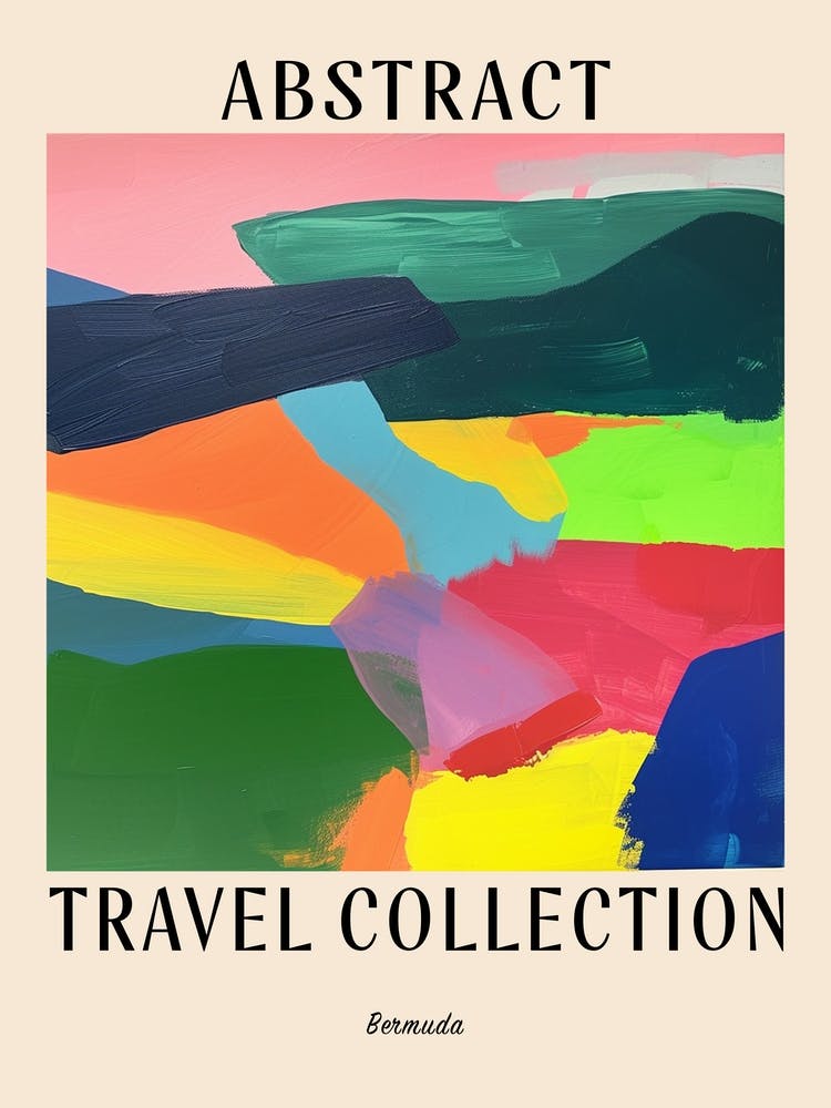 Abstract Travel Collection Poster Bermuda 6