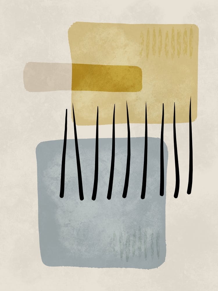 Abstract Painting With Brush Strokes 02