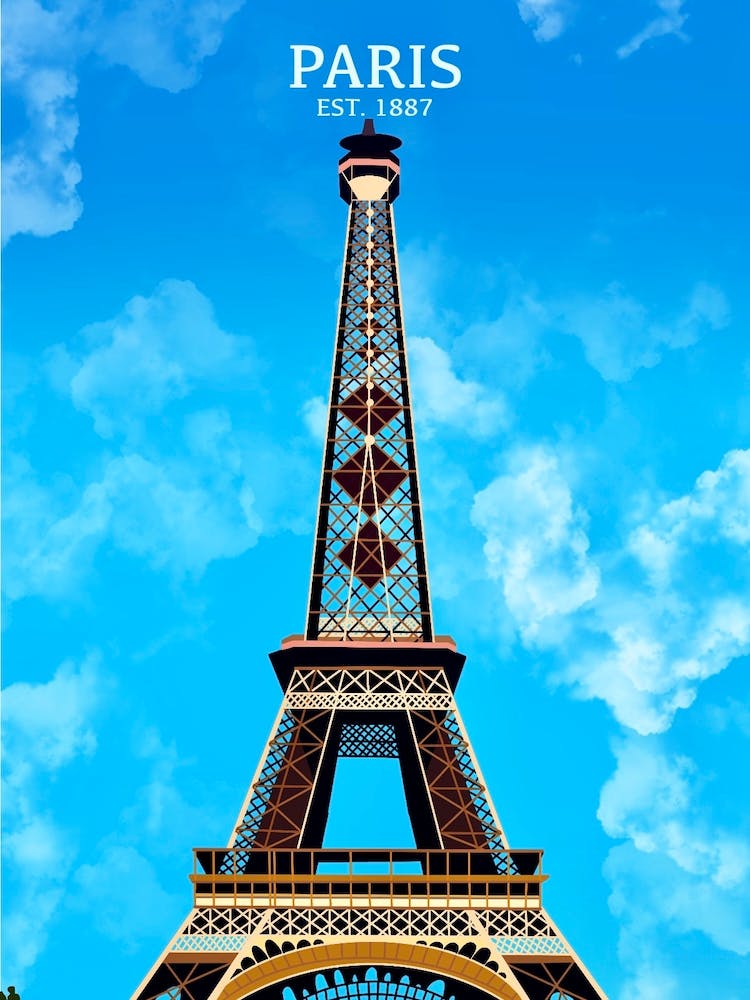 Paris Print | Eiffel Tower Print