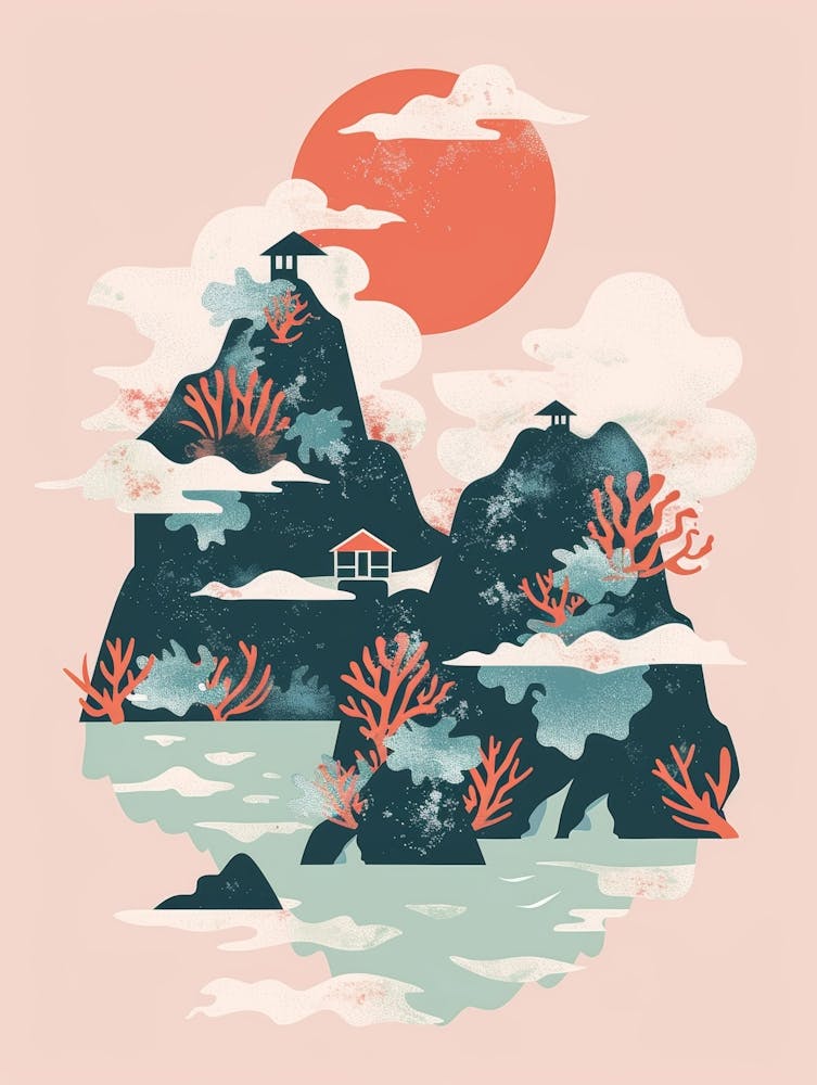 Japanische Landschaft 1