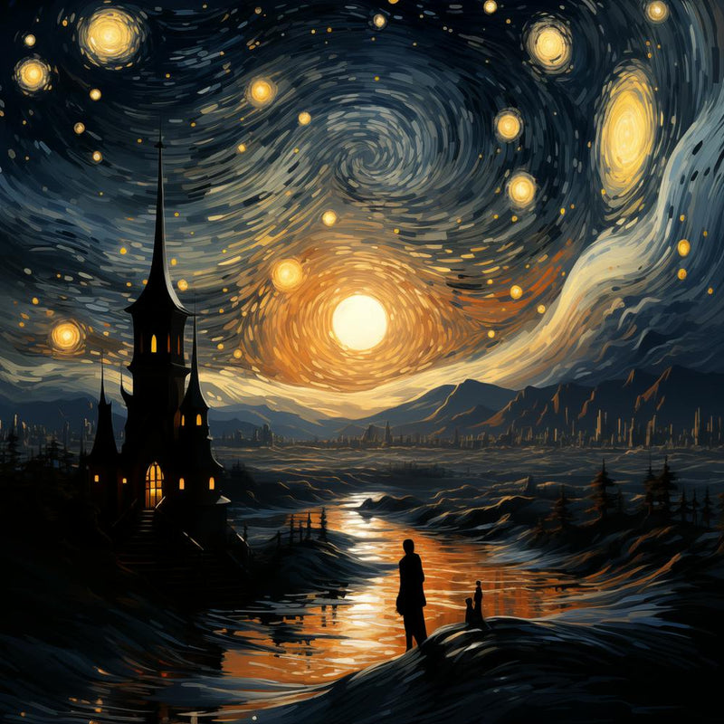 Van Gogh style illustration