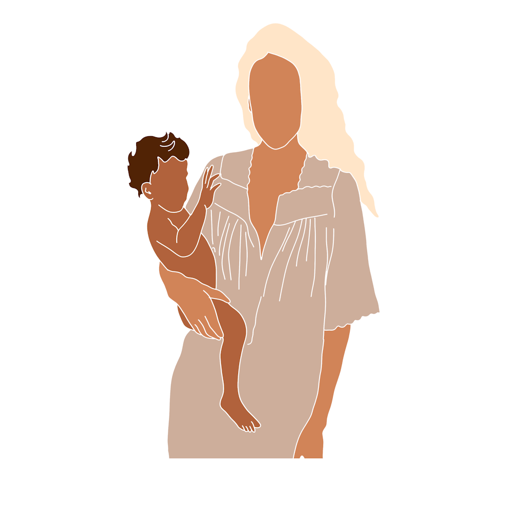 Woman Holding A Child