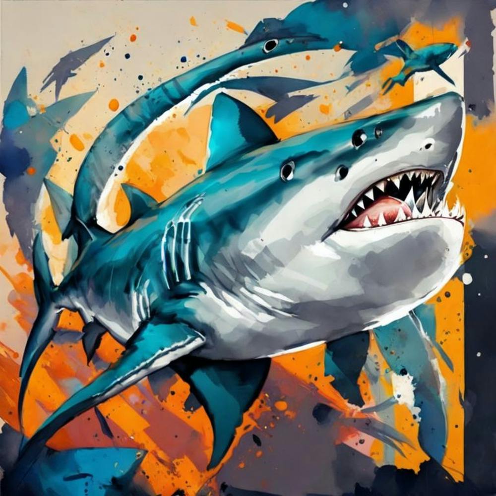 Pisces Shark Showing Jaws