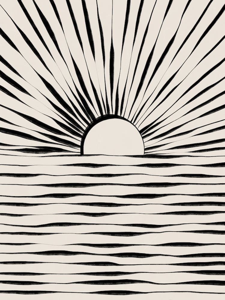 Minimal Sunrise And Sunset