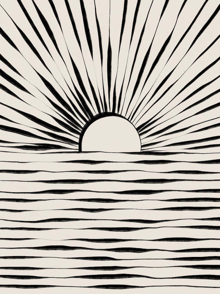 Minimal Sunrise And Sunset