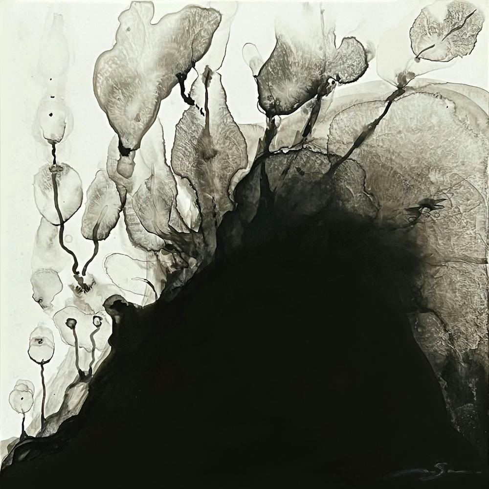 Seaweed, India Ink Painting