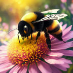 Bee On A Flower 2
