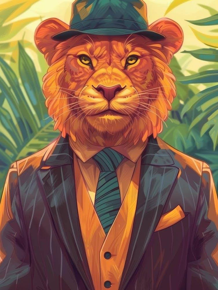 Lion In A Suit
