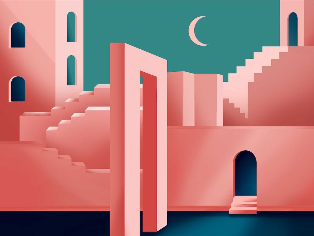 Moroccan Architecture Dreamscape