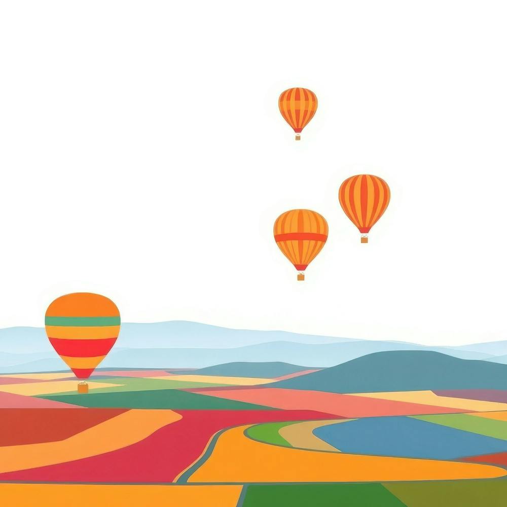 Hot Air Balloons In The Sky