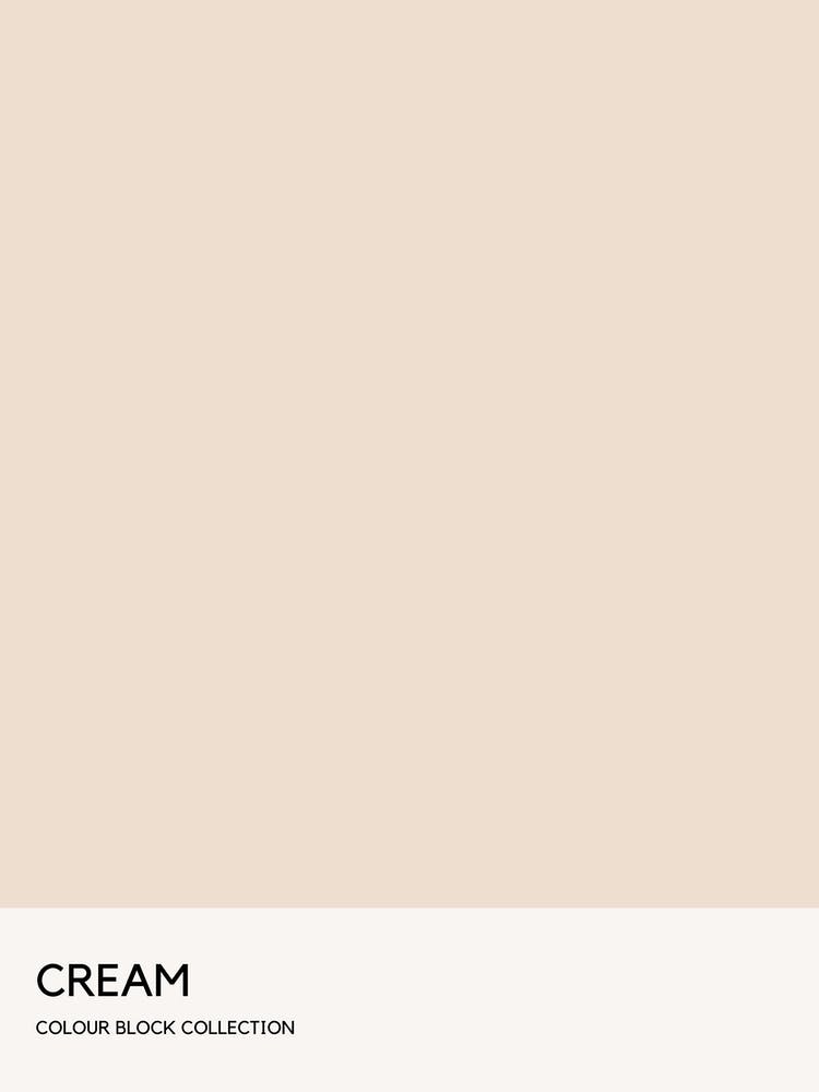 Cream Colour Block Poster