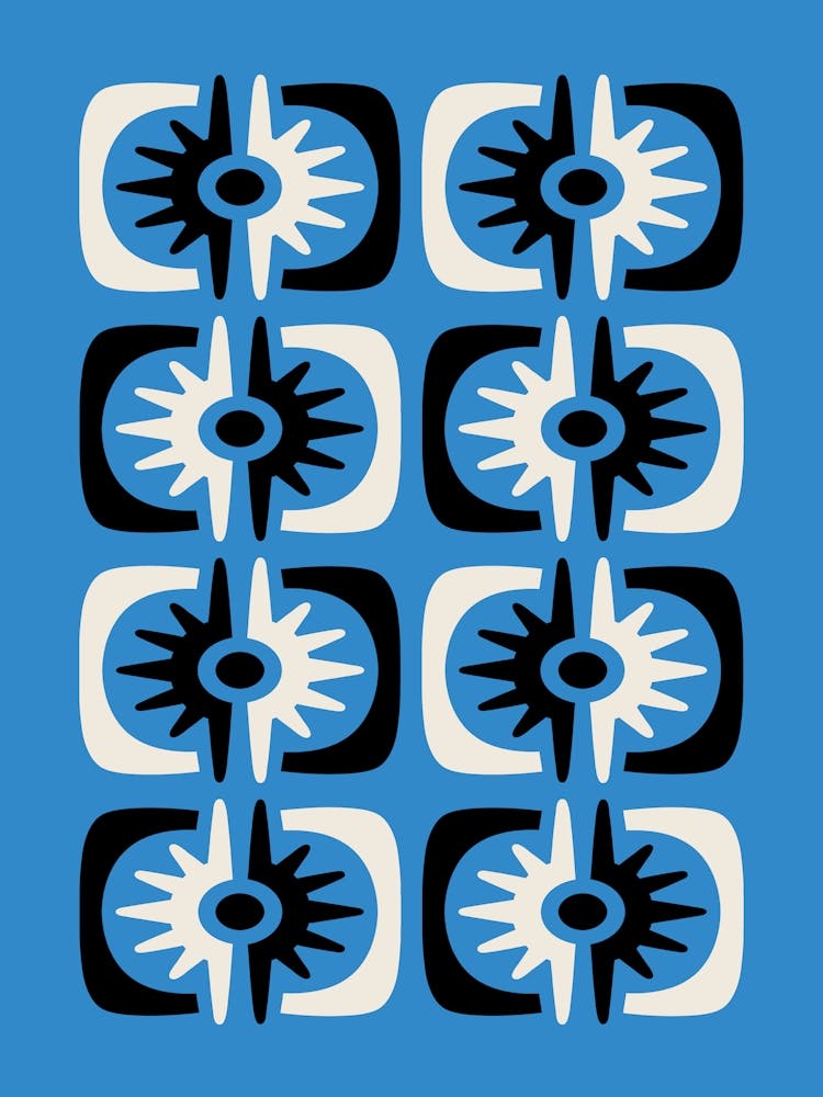 Mid-Century Modern Big Bang Composition 2