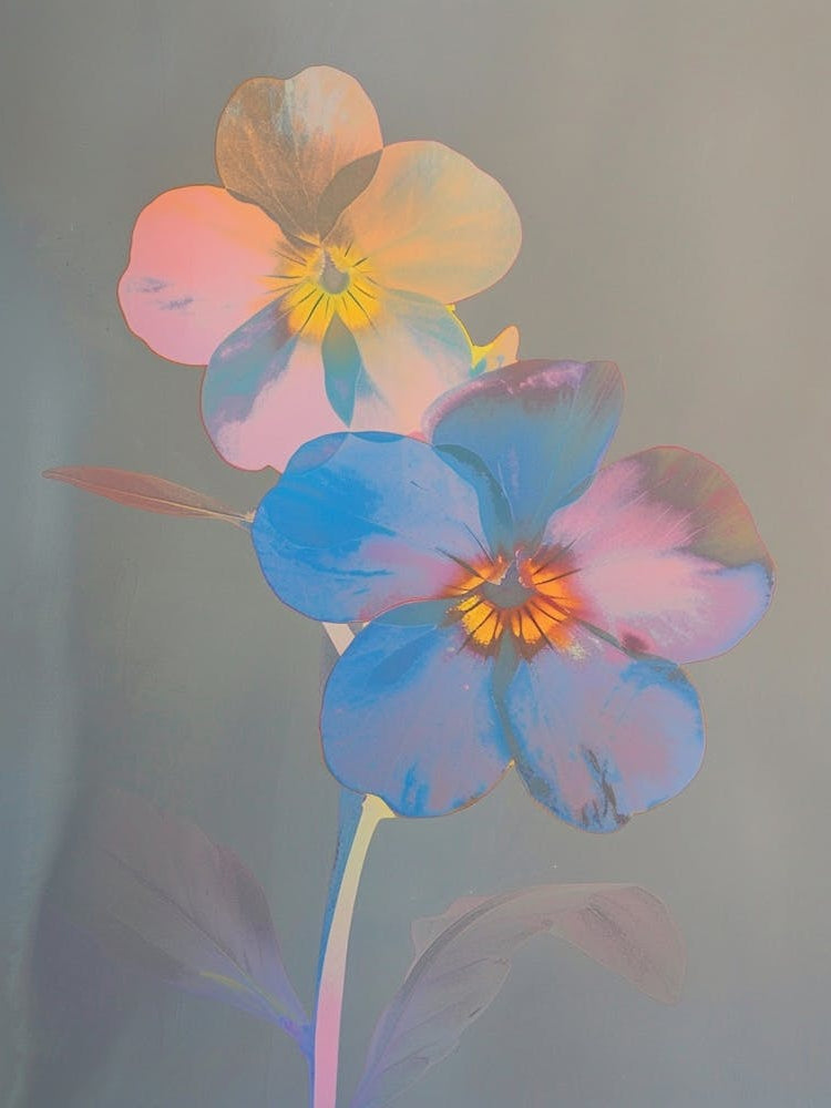 Iridescent Flower Forget Me Not 1