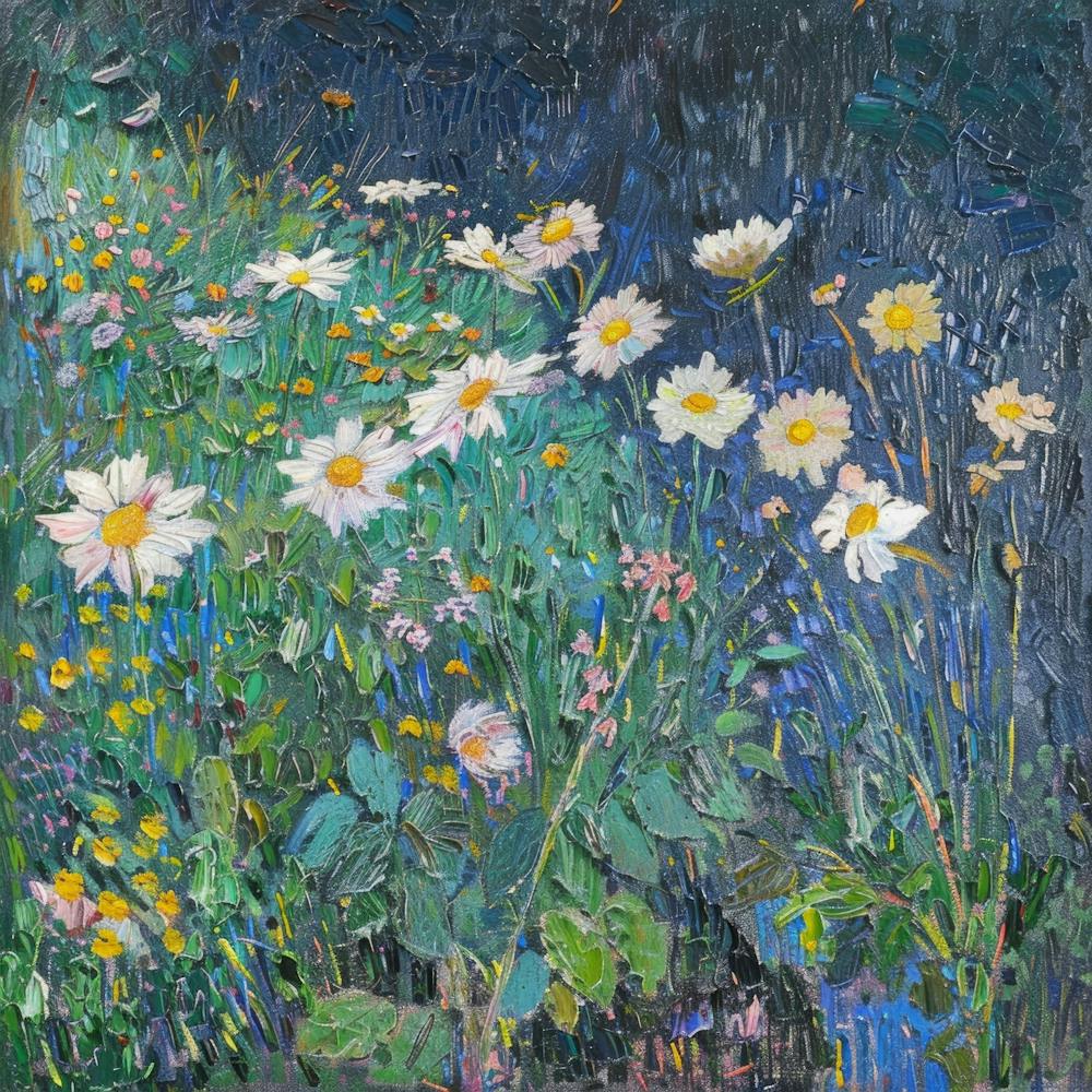 Daisies In The Meadow 3