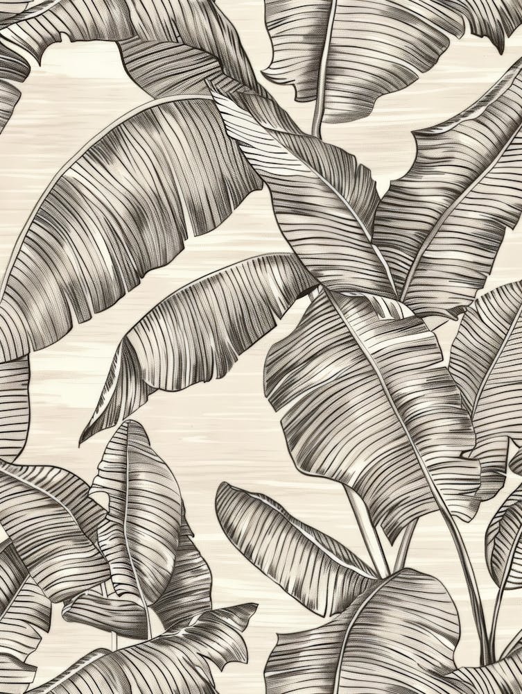 Banana Leaves Wallpaper 1