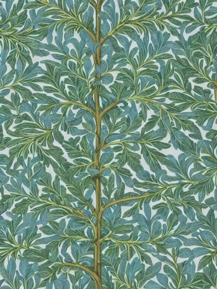 Norway Spruce 2 tree Vintage Botanical