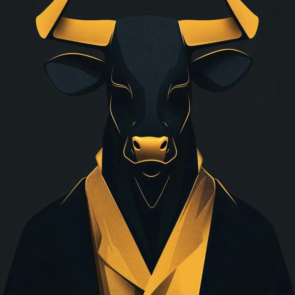 Bull With Horns