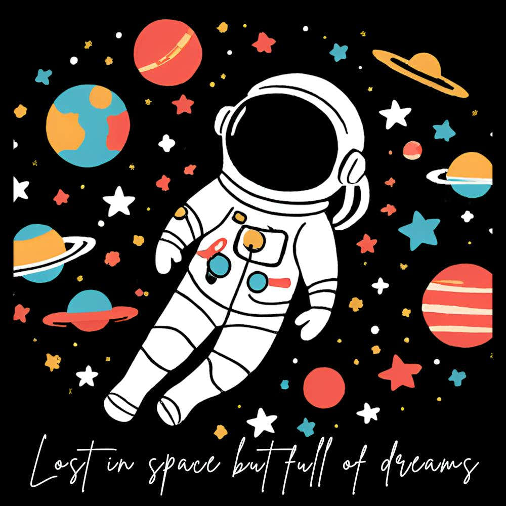 Astronaut Floating in space