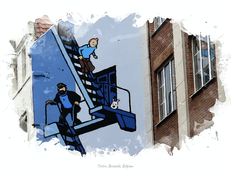 Tintin, Brussels, Belgium
