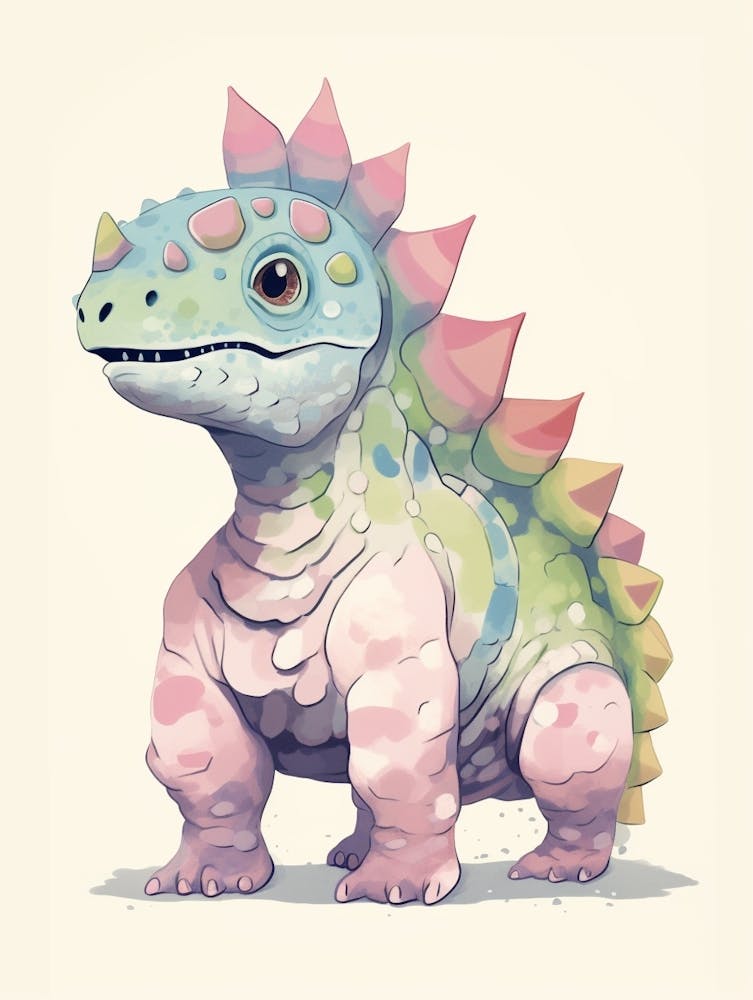 Colourful Dinosaur Leptoceratops 1