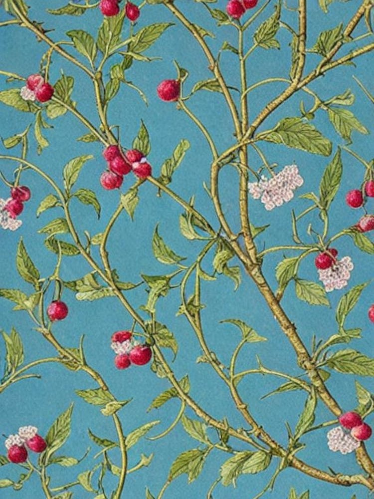 Sour Cherry Vintage Botanical Fruit