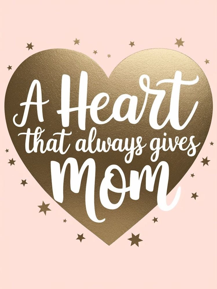 Heart That Always Gives Mom 1