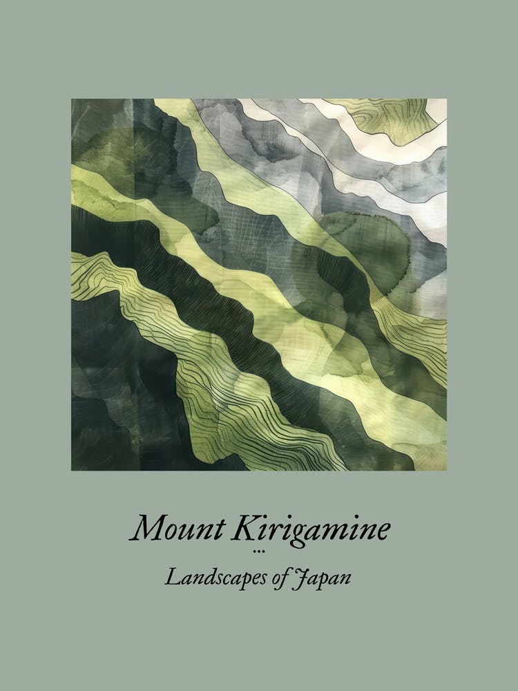 Landscapes Of Japan Mount Kirigamine