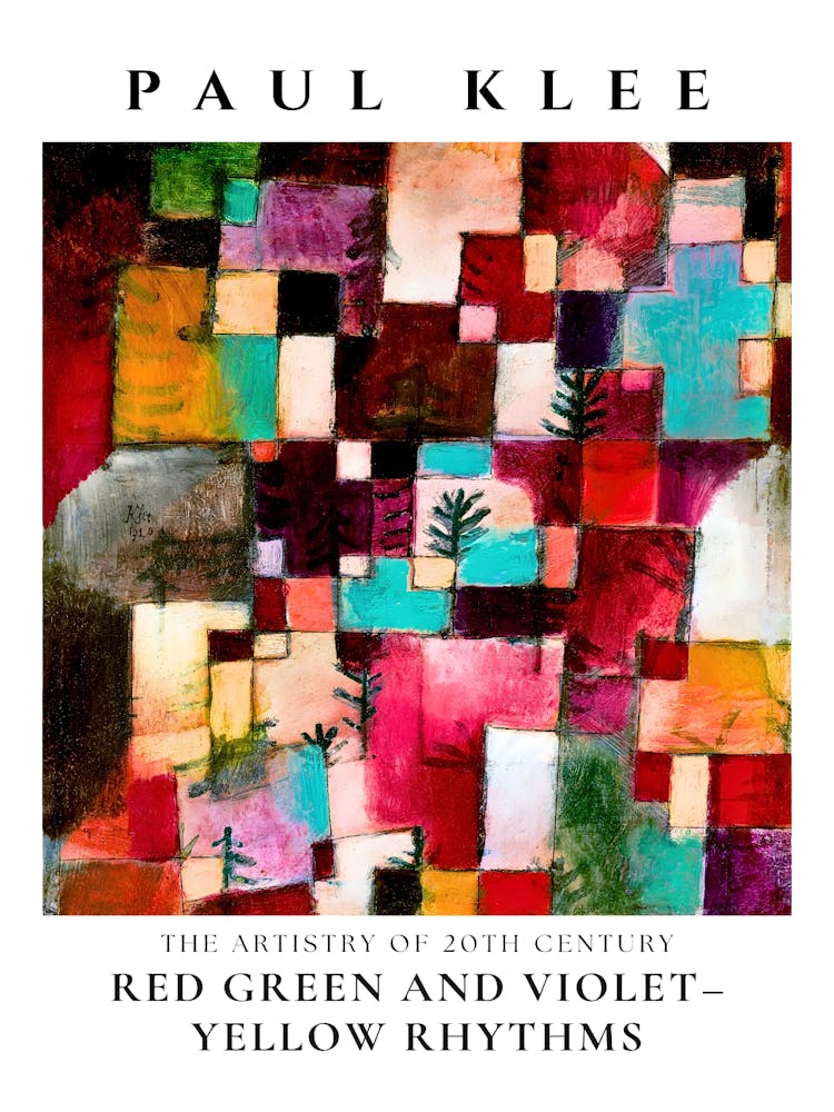 Red Green And Violet Yellow Rhythms