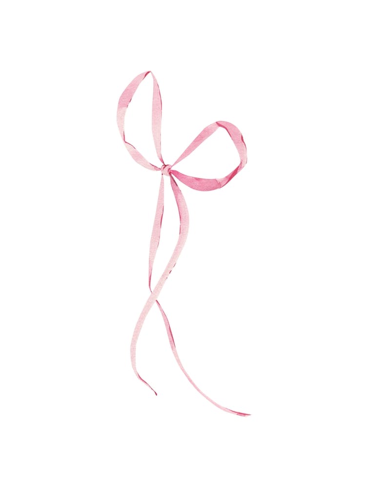 Kokette Rosa Schleife - 3 - Weiß